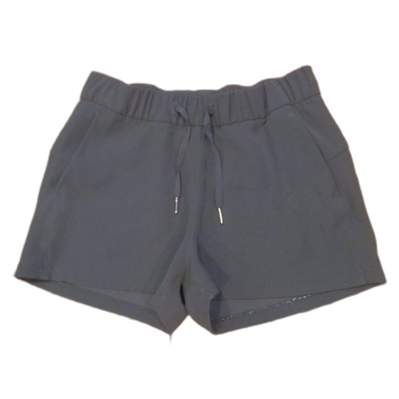 Lululemon Athletica Black Drawstring Shorts Women's Size 6 - Picture 1 of 2